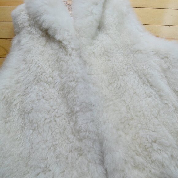 PLUSH Ueilam Vintage Alpaca Fur Vest Size L - Picture 3 of 16